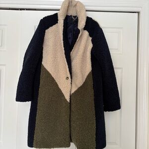 J. Crew Women's Teddy Jacket in Cream, Olive, and Navy